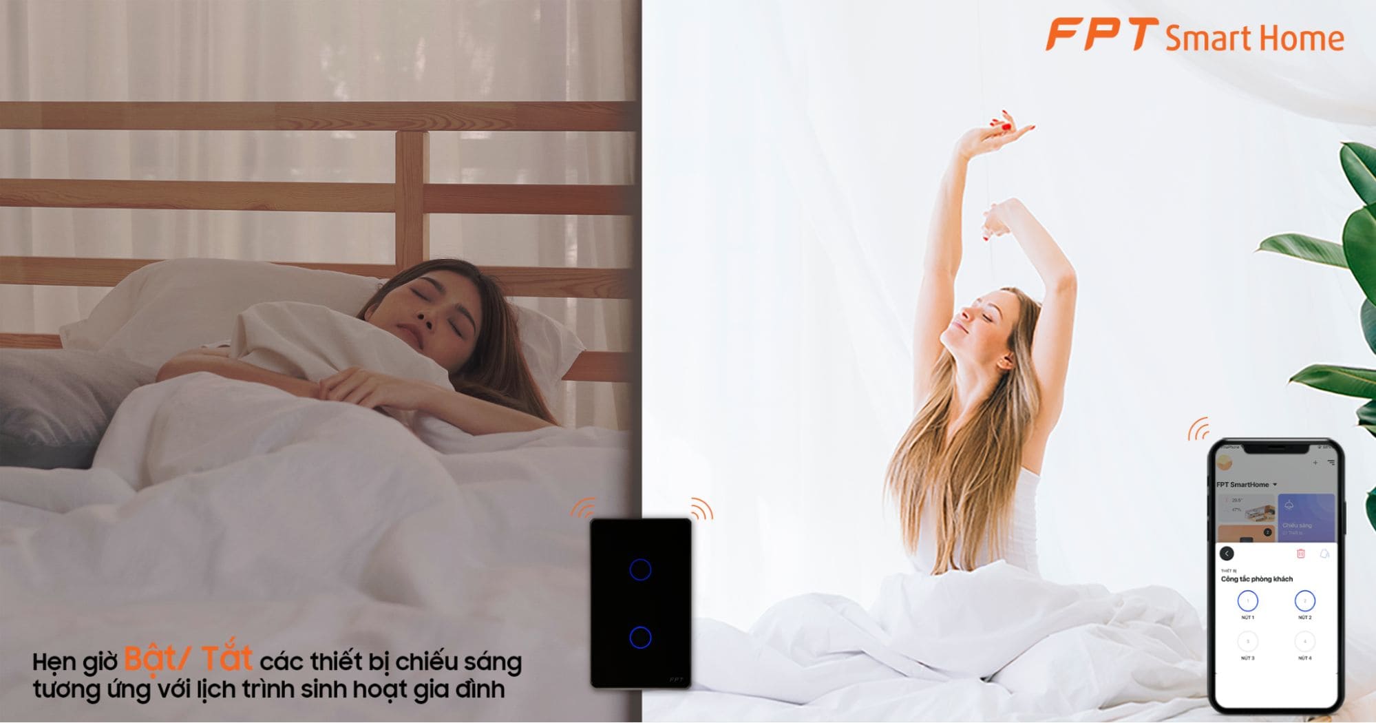 Công tắc thông minh là gì? Phân loại, ưu điểm, lưu ý sử dụng - FPT Smart home cong-tac-thong-minh-la-gi-2