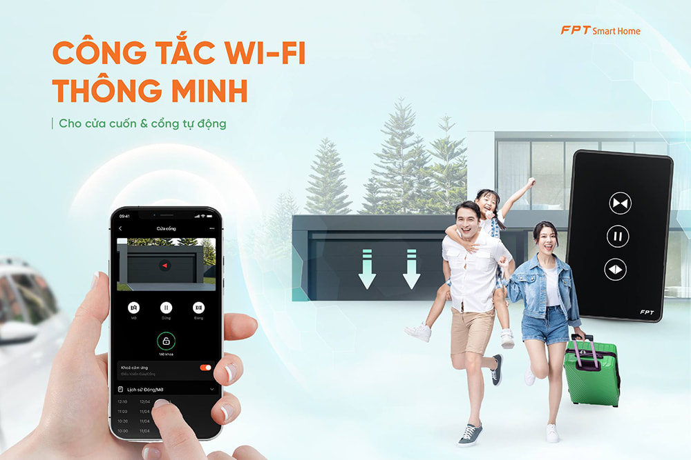 Công tắc thông minh Wi-Fi FPT Smart Home đảm bảo an toàn tiện lợi - FPT Smart home cong-tac-wifi-thong-minh