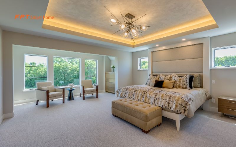 3 cách bố trí đèn LED trong nhà phù hợp với mọi không gian - FPT Smart home Các-loại-đèn-phòng-ngủ-đáng-cân-nhắc