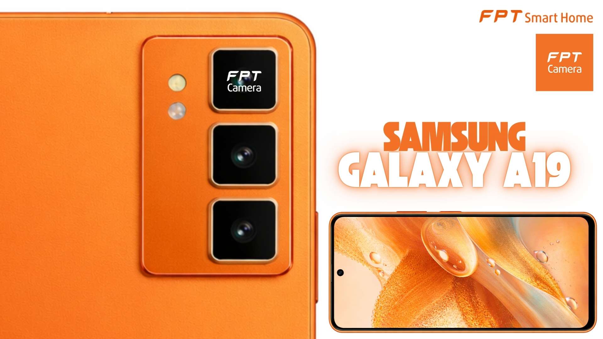 Thiết kế Samsung Galaxy A18 và A19 thay đổi ngoạn mục với màu cam và camera vuông