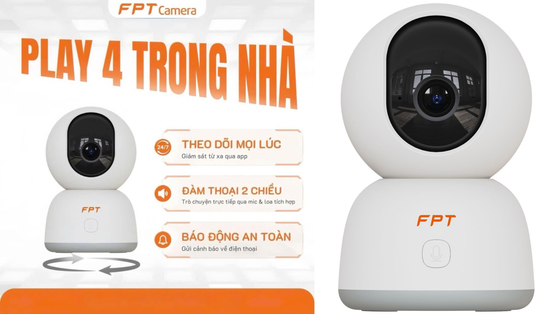 Thiết kế và thông số kỹ thuật nổi bật camera play 4