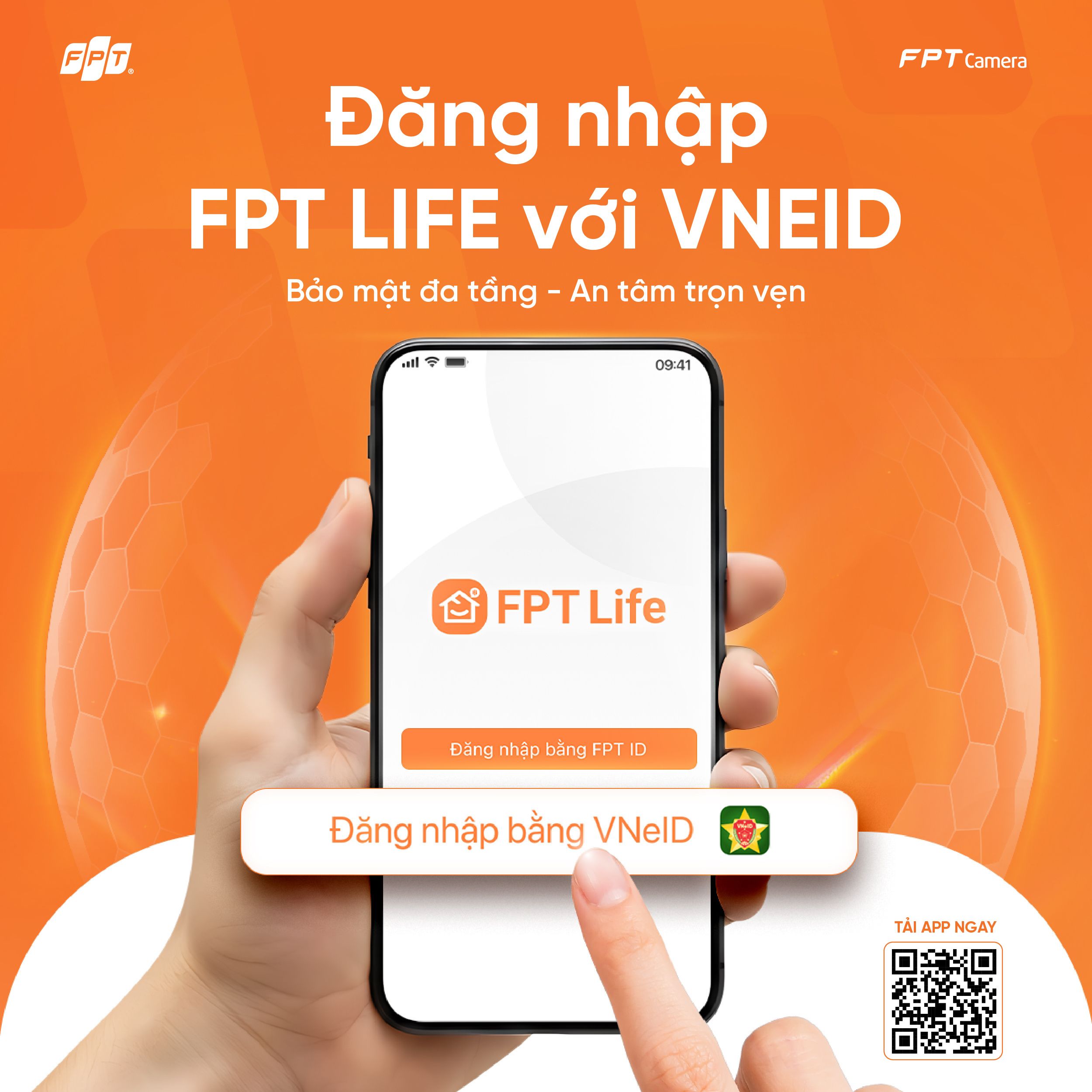 FPT Life Tích Hợp Đăng Nhập VNeID: Bước Ngoặt Bảo Mật Dữ Liệu Camera Gia Đình - FPT Smart home Tại sao đăng nhập VNeID trên FPT Life lại an toàn tuyệt đối