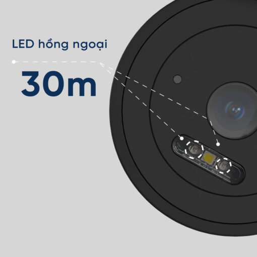 camera iq3s led hồng ngoại 30m