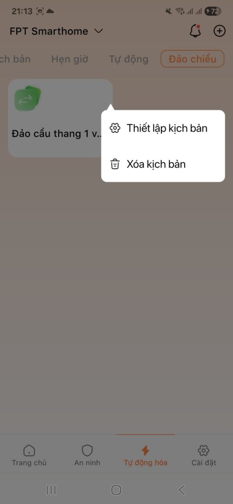 Huong dan tao dao chieu cau thang tren FPT LIFE 9