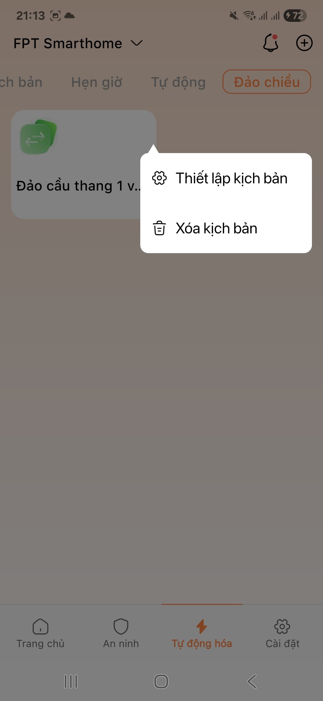 Huong dan tao dao chieu cau thang tren FPT LIFE 9