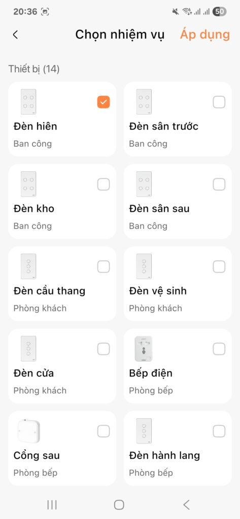 Huong dan tao kich ban hen gio tren FPT LIFE 5