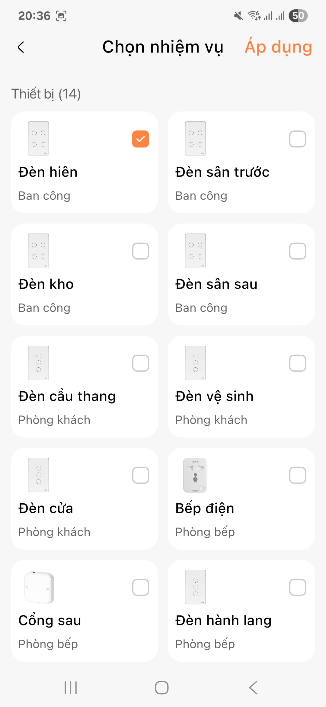 Huong dan tao kich ban hen gio tren FPT LIFE 5