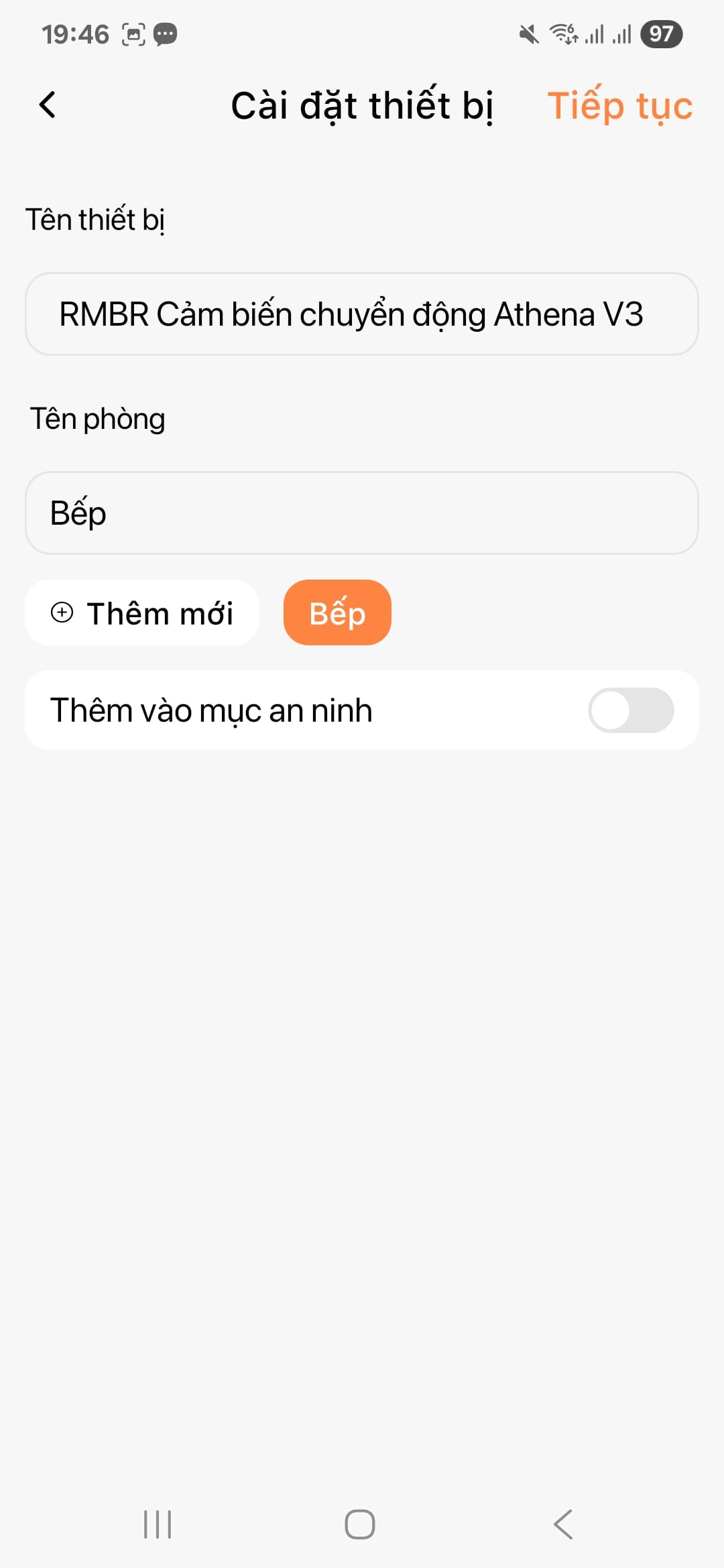 Ket noi Cam bien chuyen dong am tran tren FPT LIFE 6 1