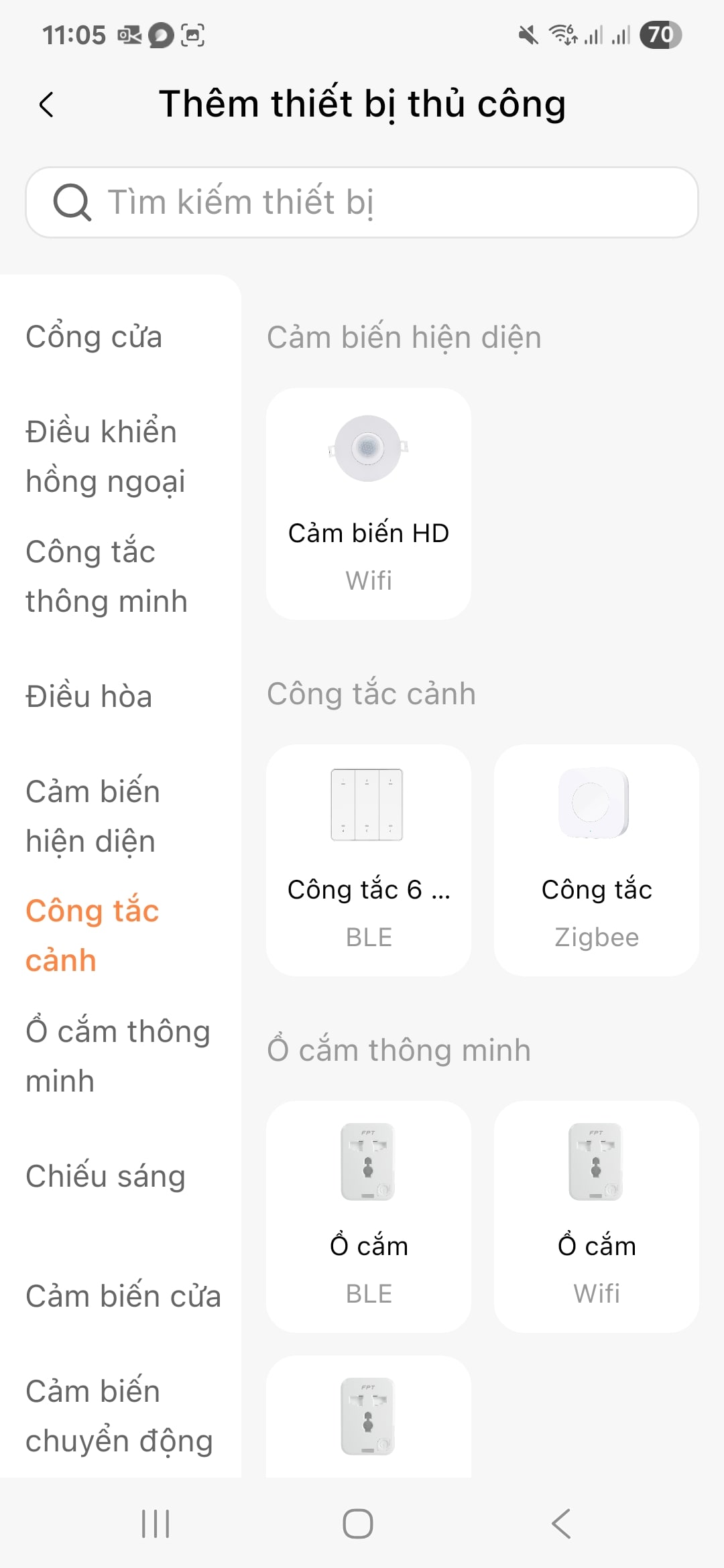 Ket noi Cam bien hien dien tren FPT LIFE 3 2