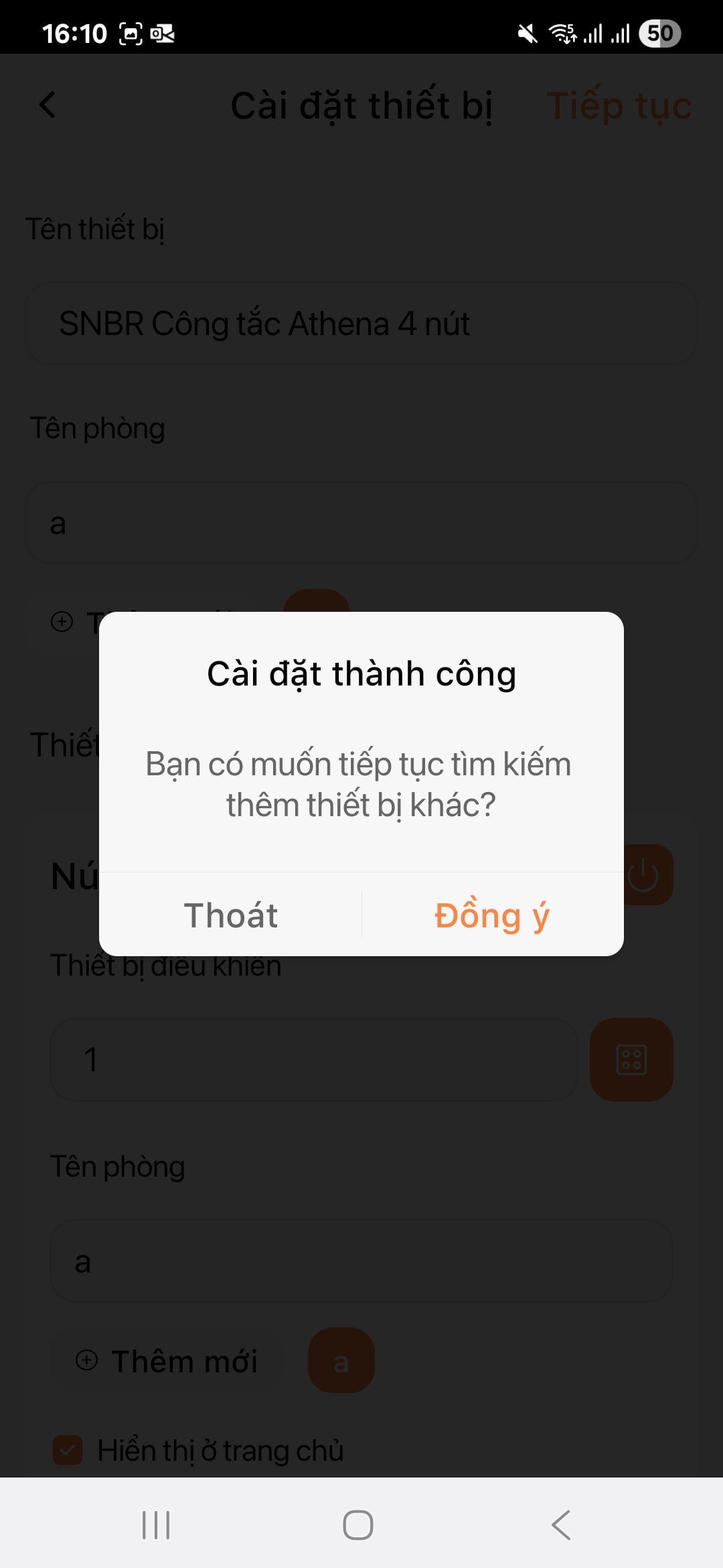 Ket noi Cong tac cam ung ATHENA tren FPT LIFE 7 2