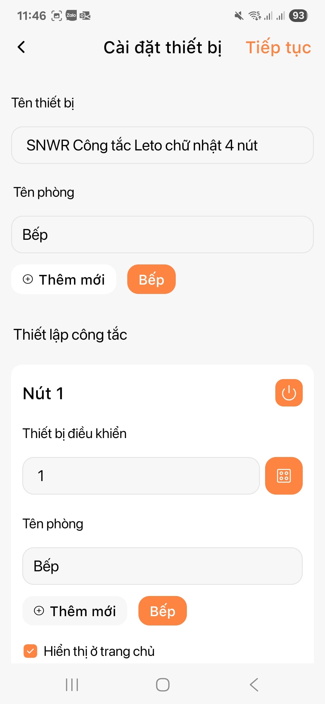 Ket noi Cong tac cam ung Wi Fi LETO tren FPT LIFE 6