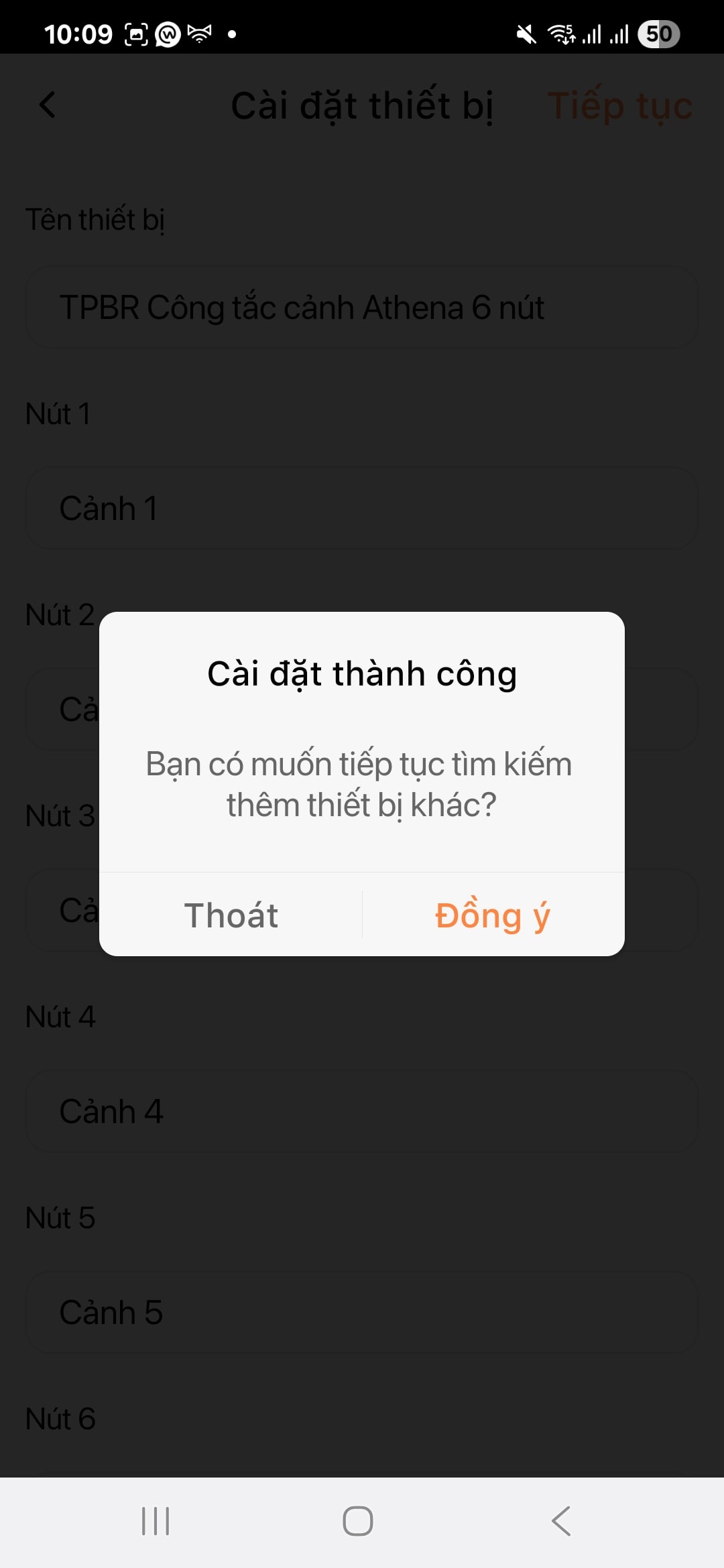 Ket noi Cong tac ngu canh 6 nut tren FPT LIFE 7 1