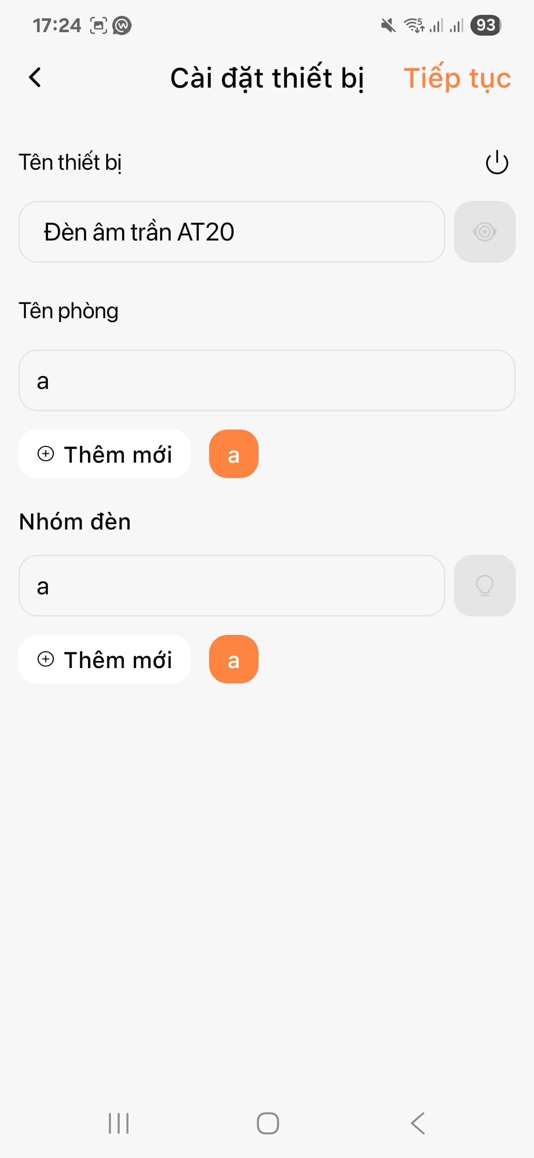 Ket noi Den LED Downlight thong minh tren FPT LIFE 6 2