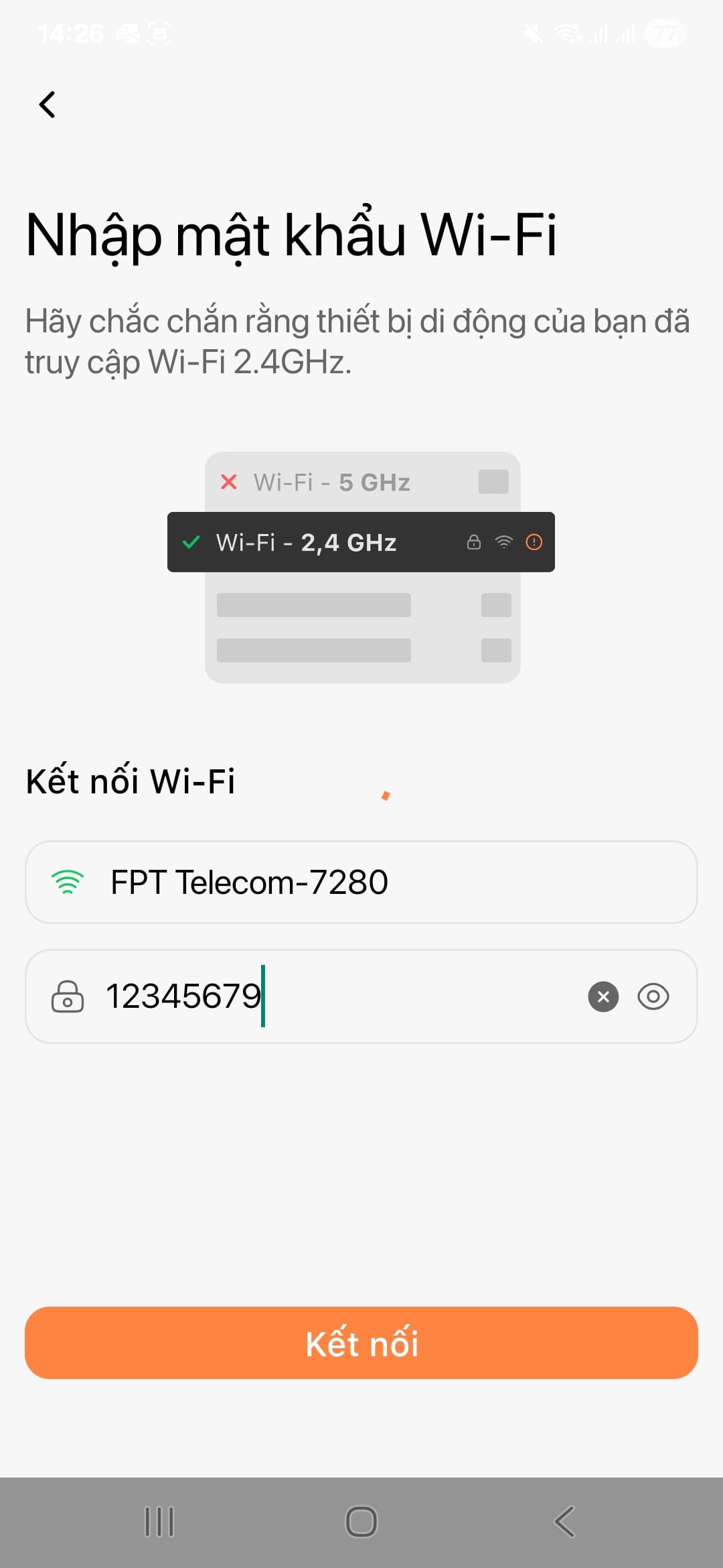 Ket noi O cam thong minh Wi Fi tren FPT LIFE 5