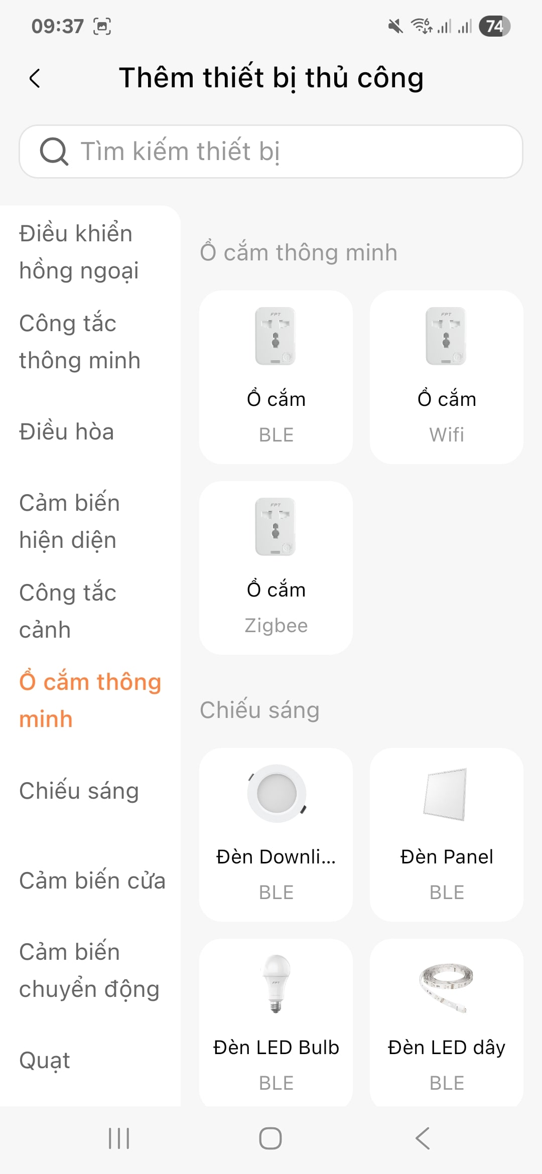 Ket noi O cam thong minh tren FPT LIFE 3