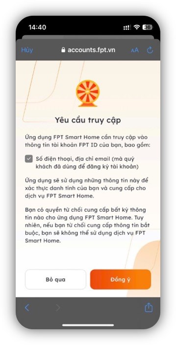Đăng nhập FPT Life 5