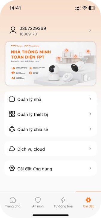 Tạo nhà trên app FPT Life 2