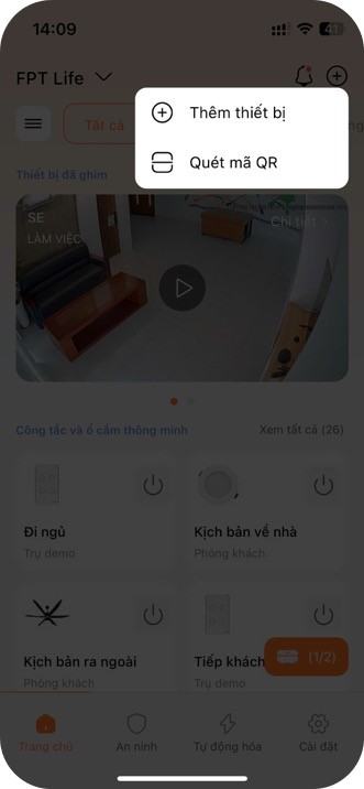 Thêm camera bằng wifi 2