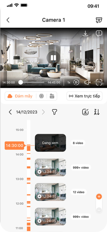 Xem phát lại camera trên FPT Life 2