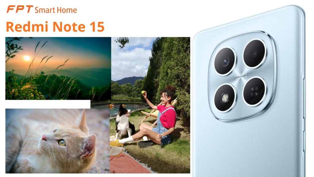 Camera trước Xiaomi Redmi Note 15