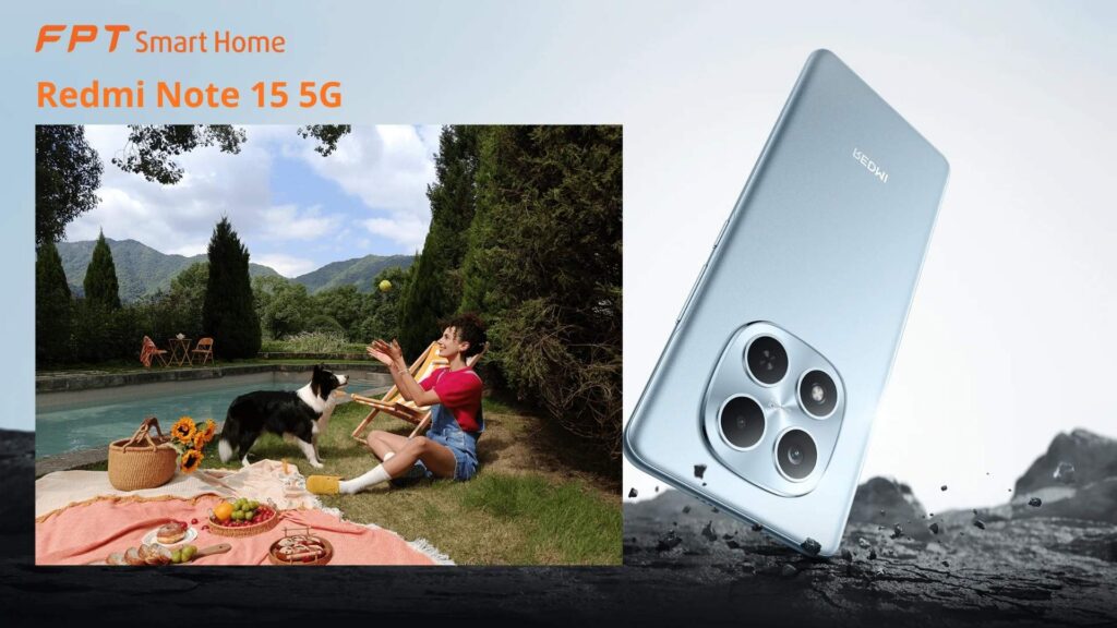 Camera trước Xiaomi Redmi Note 15 5G