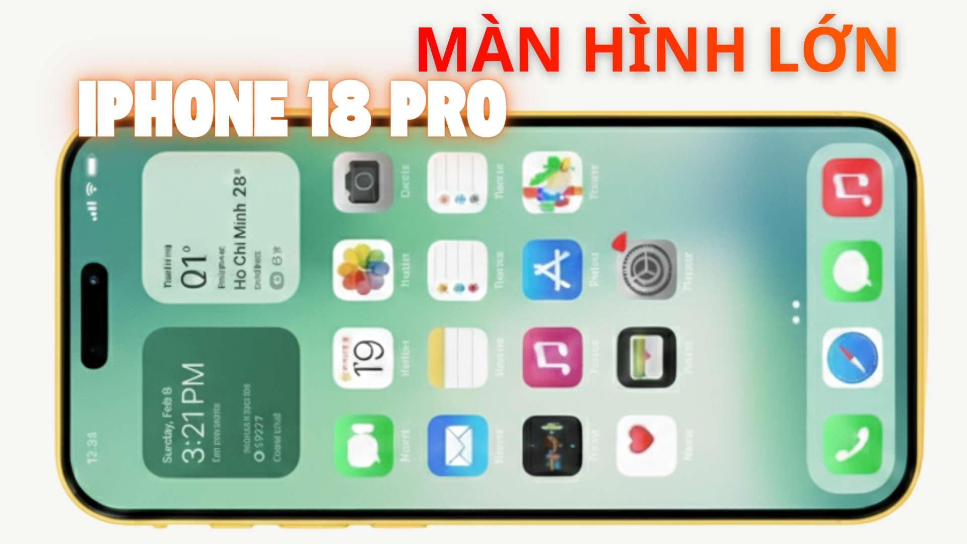 Màn hình iPhone 18 Pro và 18 Pro Max tăng lên 7 inch và 144Hz