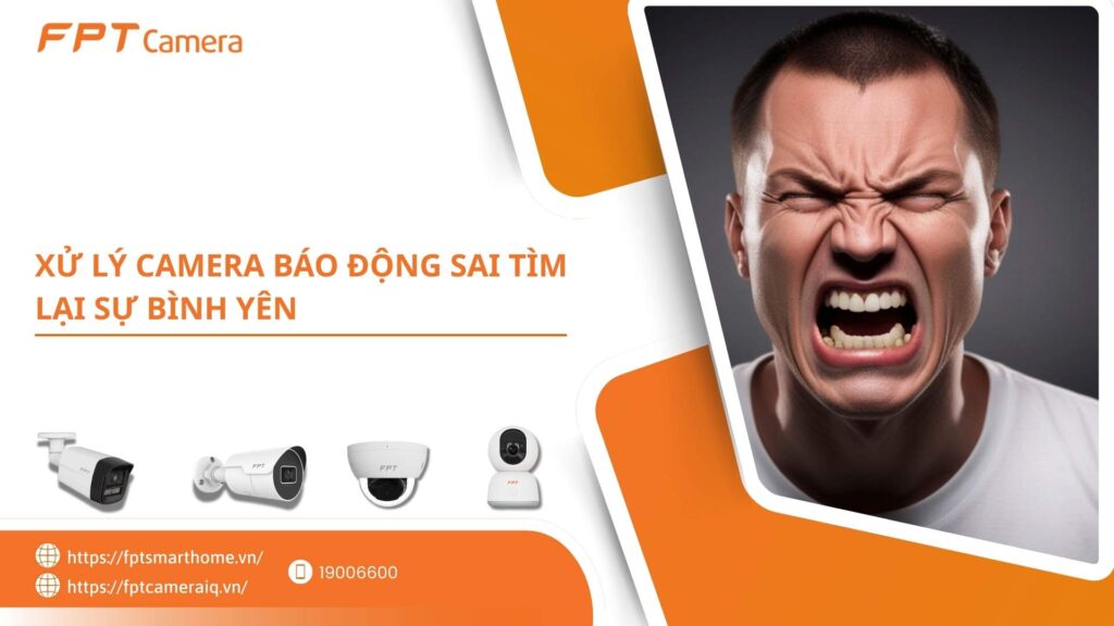 Xử lý camera báo động sai tìm lại sự bình yên