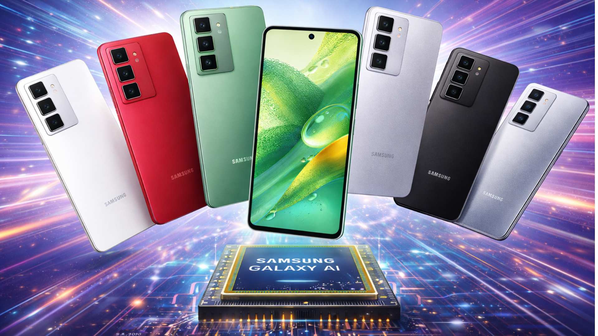 hé lộ Samsung Galaxy A57 và A48 Chip AI