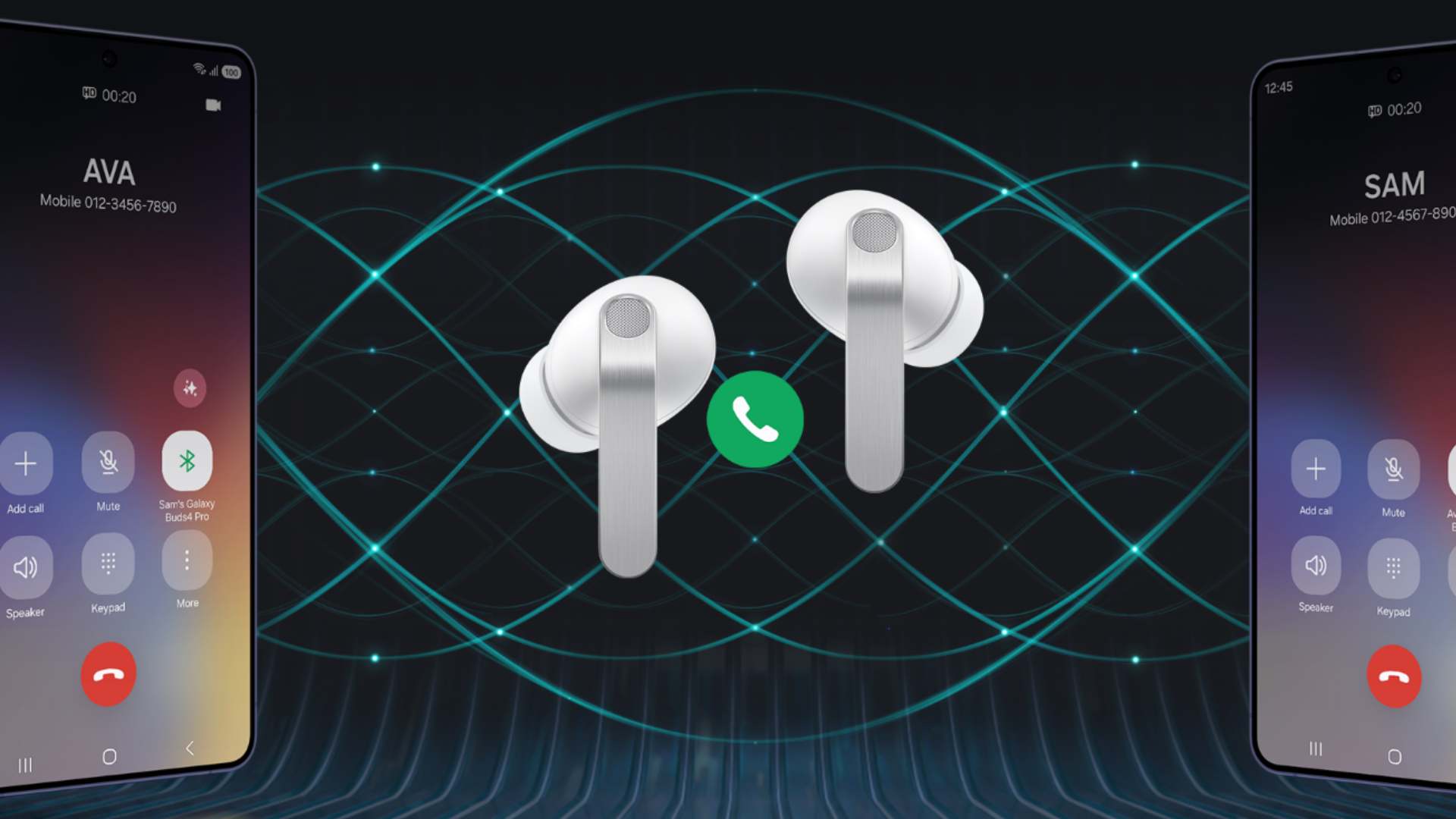 Tai nghe Galaxy Buds4 và Buds4 Pro màu mới, tính năng mới - FPT Smart home Tai nghe Galaxy Buds4 và Buds4 Pro có tính năng Loa 2 chiều nâng cấp – Âm thanh Hi-Fi rõ ràng hơn