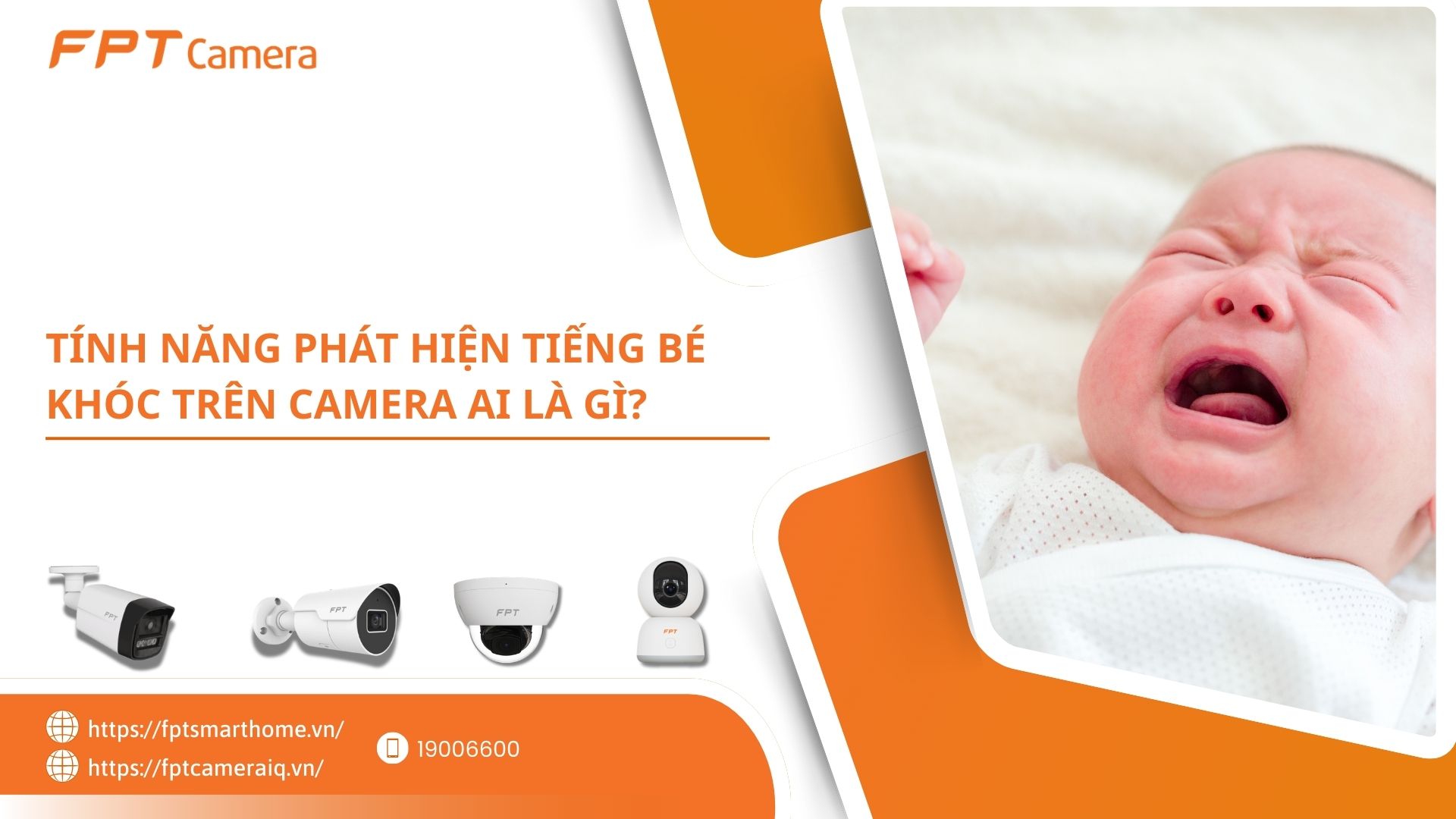 Tính năng phát hiện tiếng bé khóc trên Camera AI là gì